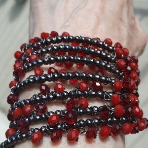 Coil Beaded Bangle